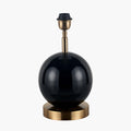 Pacific Sofia Black and Gold Enamel Table Lamp 30-983-BO