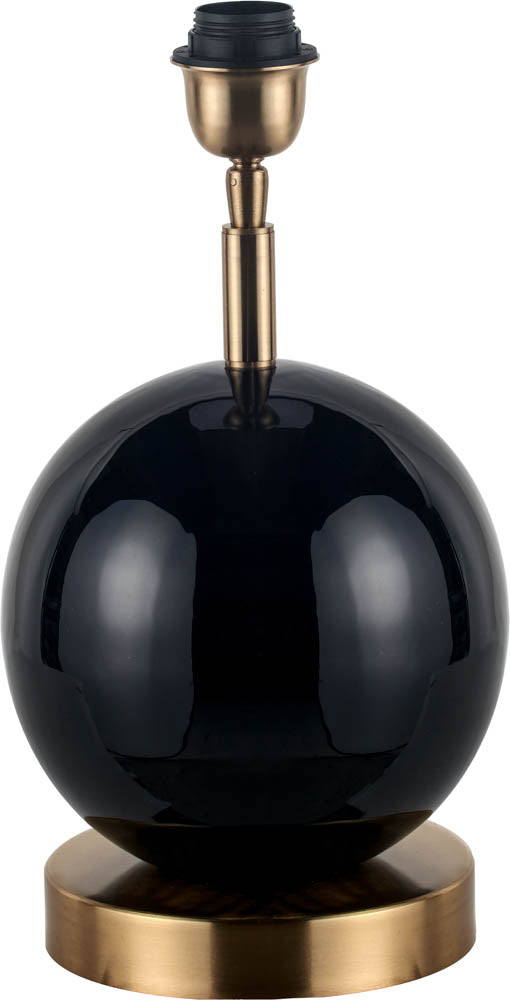 Pacific Sofia Black and Gold Enamel Table Lamp 30-983-BO