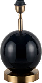 Pacific Sofia Black and Gold Enamel Table Lamp 30-983-BO