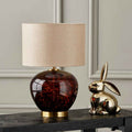 Pacific Lucien Tortoiseshell Glass Table Lamp 30-999-C