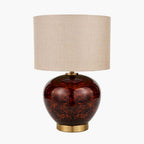 Pacific Lucien Tortoiseshell Glass Table Lamp 30-999-C