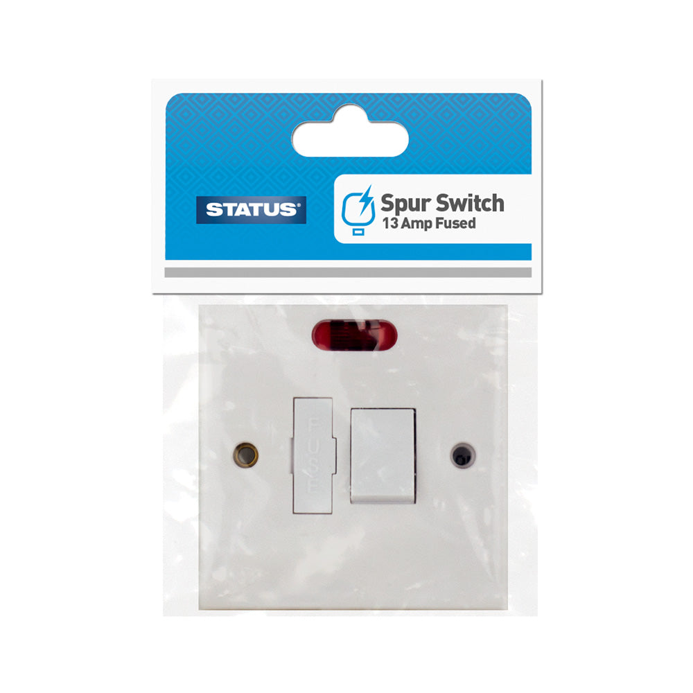 1 Gang Spur Switch Fused With Neon Indicator