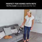Shark IZ420UKT Stratos Cordless Stick Vacuum Cleaner - 120 Minutes Run Time - Silver