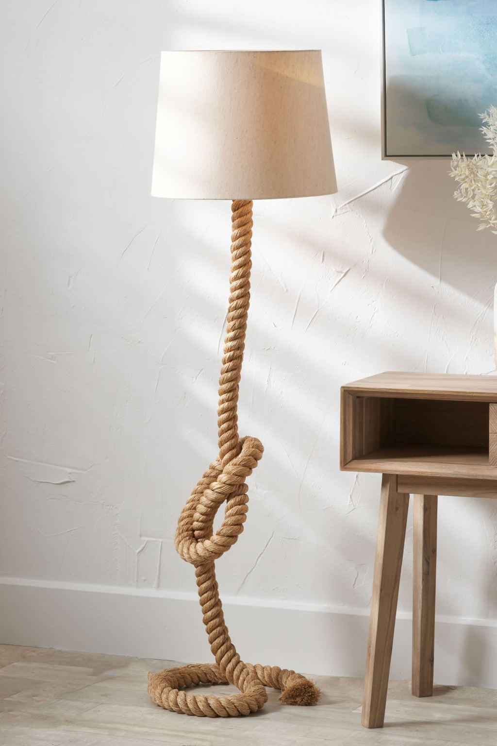 Martindale Rope Knot and Jute Floor Lamp