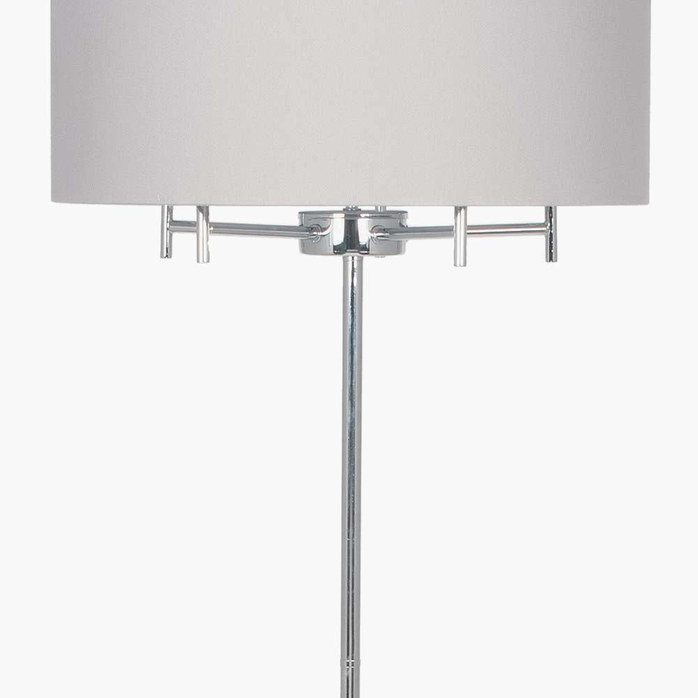 Pacific Plaza Silver 5 Light Metal Floor Lamp 32-133-C