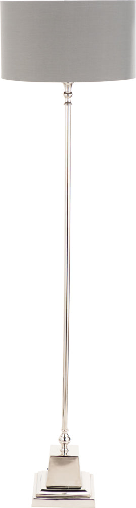 Pacific Claudius Nickel Metal Stick Floor Lamp 32-170-BO
