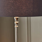 Pacific Claudius Nickel Metal Stick Floor Lamp 32-170-BO