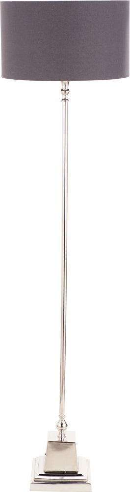 Pacific Claudius Nickel Metal Stick Floor Lamp 32-170-BO