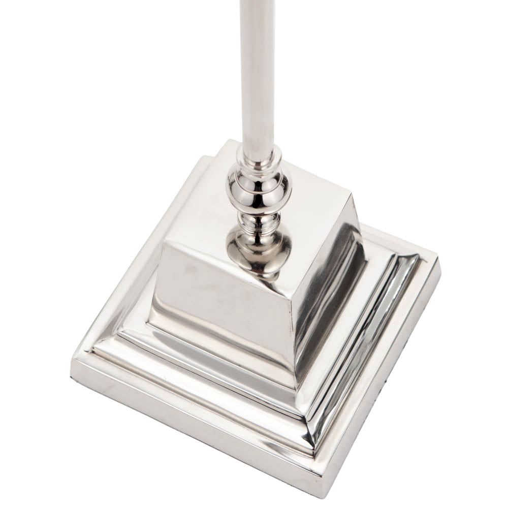 Pacific Claudius Nickel Metal Stick Floor Lamp 32-170-BO