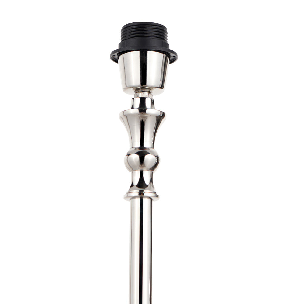 Pacific Claudius Nickel Metal Stick Floor Lamp 32-170-BO
