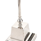 Pacific Claudius Nickel Metal Stick Floor Lamp 32-170-BO