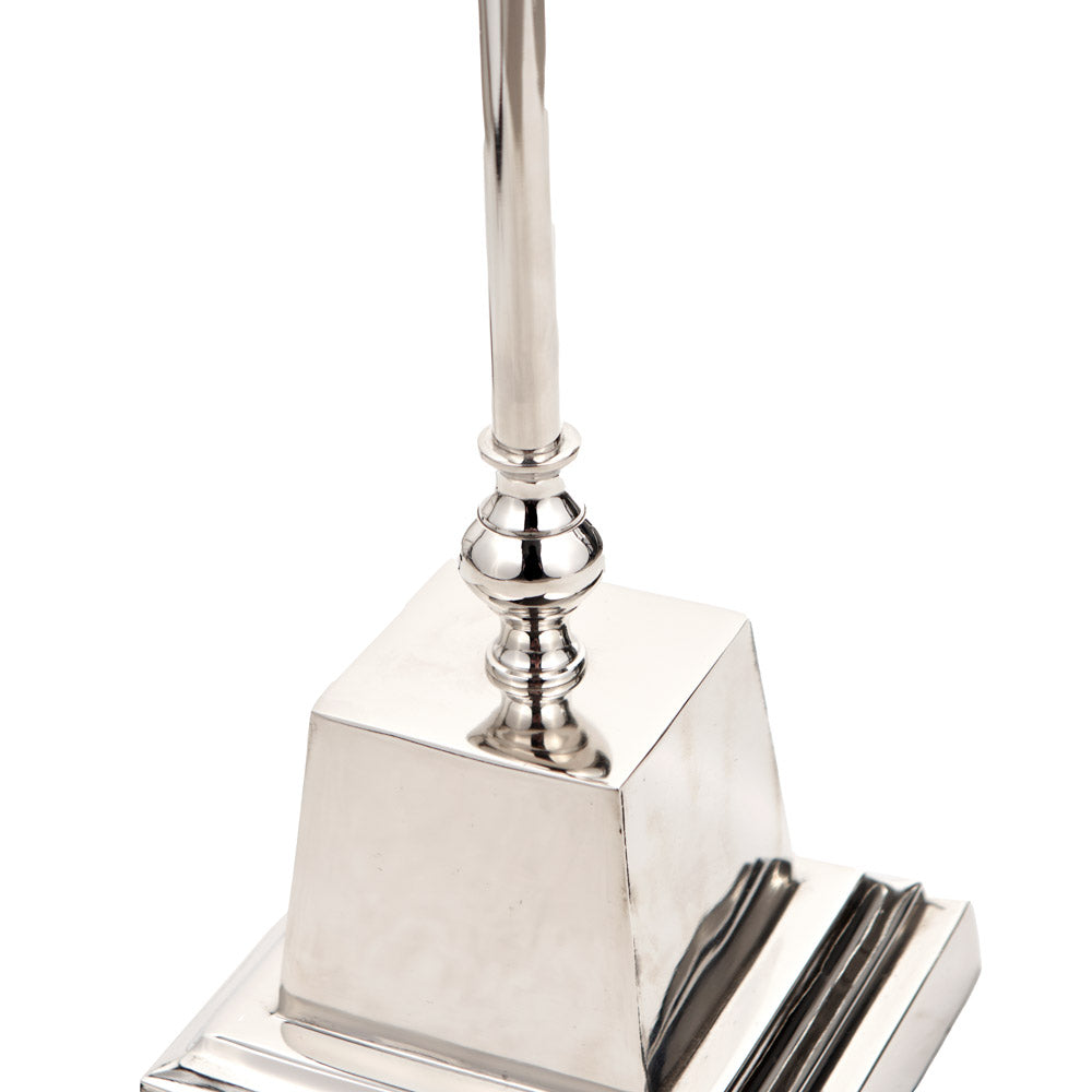 Pacific Claudius Nickel Metal Stick Floor Lamp 32-170-BO
