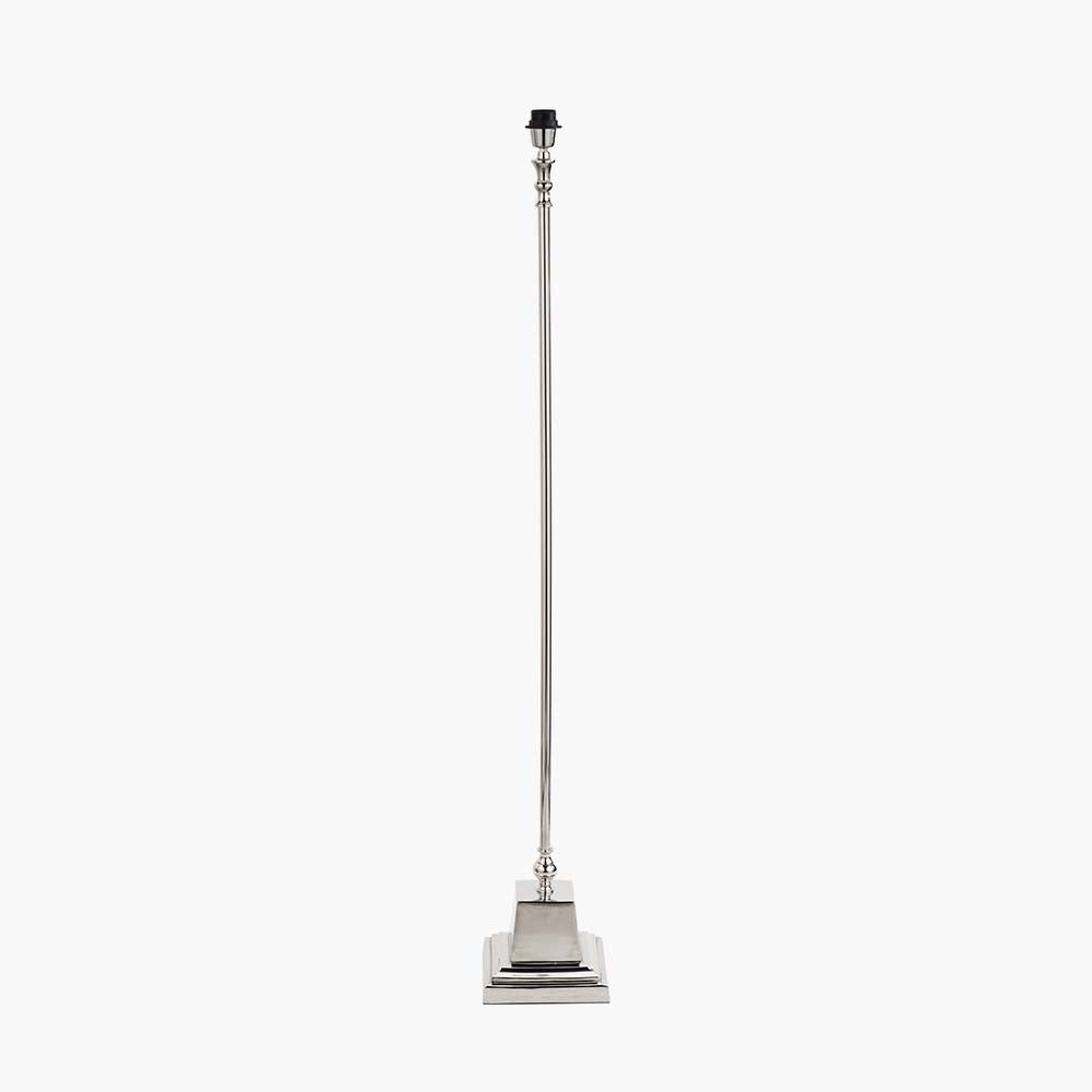 Pacific Claudius Nickel Metal Stick Floor Lamp 32-170-BO