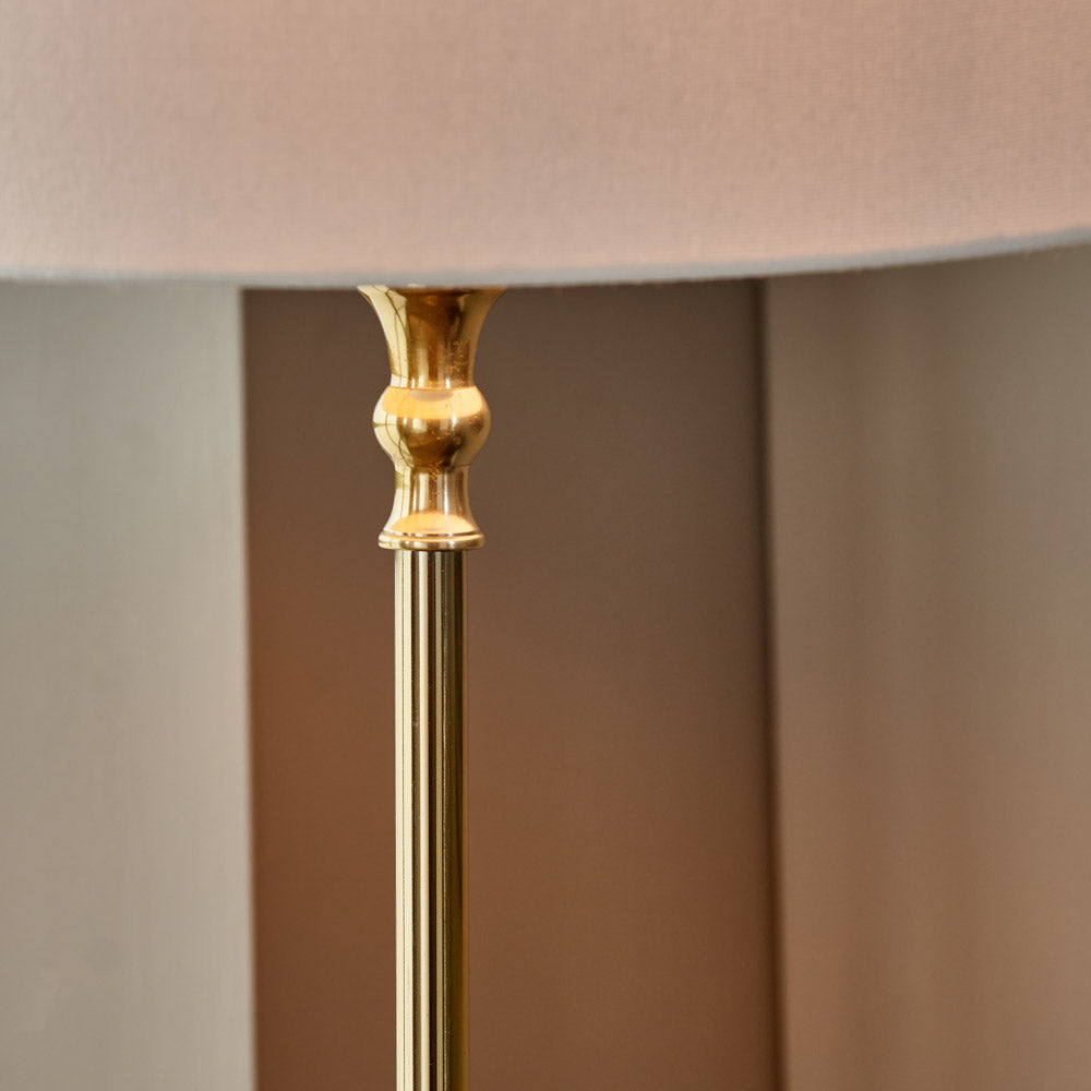 Pacific Claudius Gold Metal Stick Floor Lamp 32-171-BO