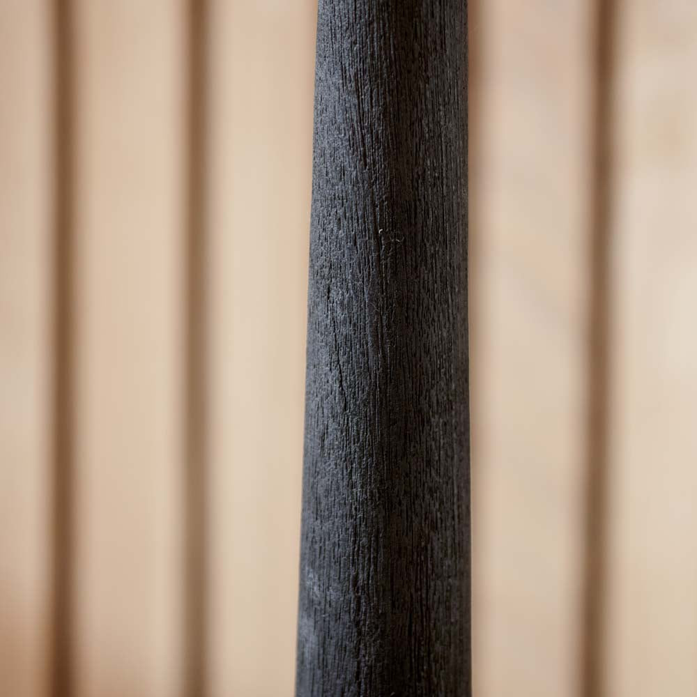 Pacific Marin Black Wood Tall Neck Floor Lamp 32-175-BO