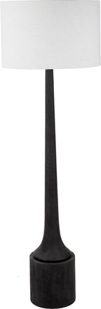 Pacific Marin Black Wood Tall Neck Floor Lamp 32-175-BO