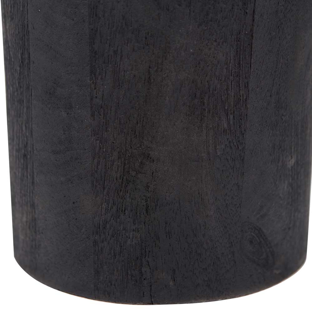 Pacific Marin Black Wood Tall Neck Floor Lamp 32-175-BO