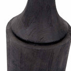 Pacific Marin Black Wood Tall Neck Floor Lamp 32-175-BO