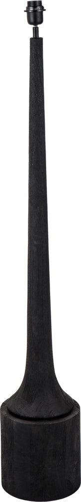 Pacific Marin Black Wood Tall Neck Floor Lamp 32-175-BO