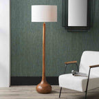 Pacific Toma Oiled Wood Tall Neck Floor Lamp 32-176-BO
