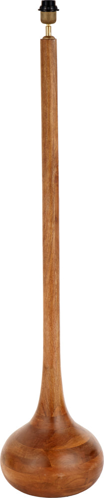 Pacific Toma Oiled Wood Tall Neck Floor Lamp 32-176-BO