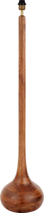 Pacific Toma Oiled Wood Tall Neck Floor Lamp 32-176-BO