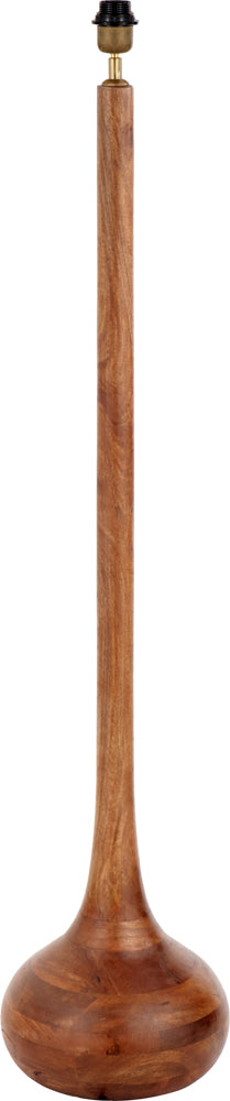 Pacific Toma Oiled Wood Tall Neck Floor Lamp 32-176-BO