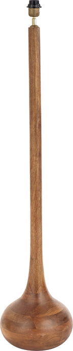 Pacific Toma Oiled Wood Tall Neck Floor Lamp 32-176-BO