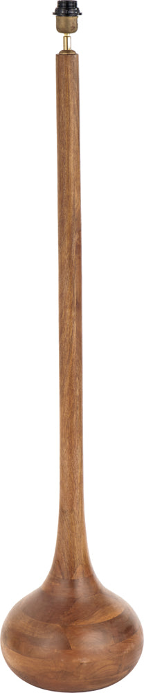 Pacific Toma Oiled Wood Tall Neck Floor Lamp 32-176-BO