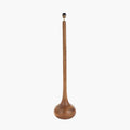 Pacific Toma Oiled Wood Tall Neck Floor Lamp 32-176-BO
