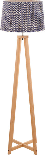 Pacific Whitby Natural Wood Tapered 4 Post Floor Lamp 32-181-BO