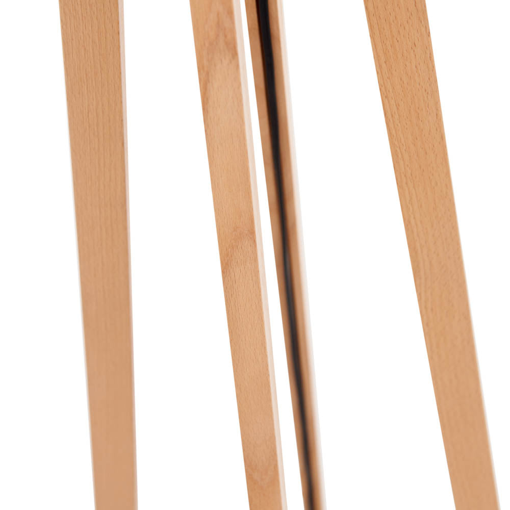 Pacific Whitby Natural Wood Tapered 4 Post Floor Lamp 32-181-BO