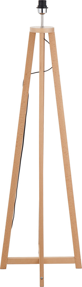 Pacific Whitby Natural Wood Tapered 4 Post Floor Lamp 32-181-BO