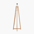 Pacific Whitby Natural Wood Tapered 4 Post Floor Lamp 32-181-BO
