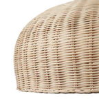 Pacific Caswell Natural Rattan Dome Pendant 33-074