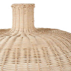 Pacific Caswell Natural Rattan Dome Pendant 33-074