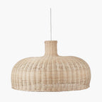 Pacific Caswell Natural Rattan Dome Pendant 33-074