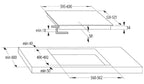 Hisense HI6401BSC 59.5cm Induction Hob - Black