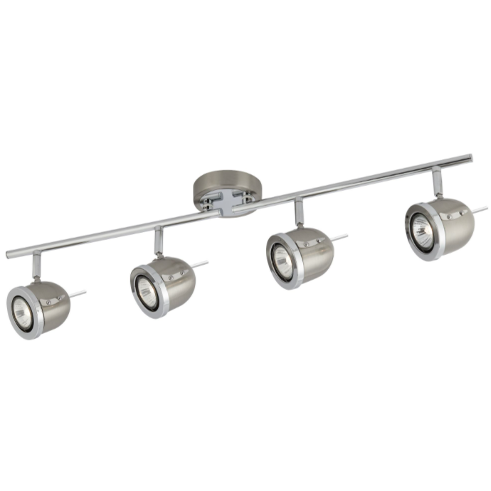 Two-Toned 4 Spotlight Bar Ceiling Fitting