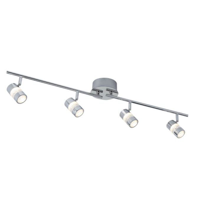 Aquatic Chrome 4 Spotlight Bar (Suitable for Bathrooms)