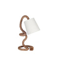 Rope and Jute Table Lamp with Shade