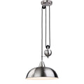 Brushed Steel Rise and Fall Pendant
