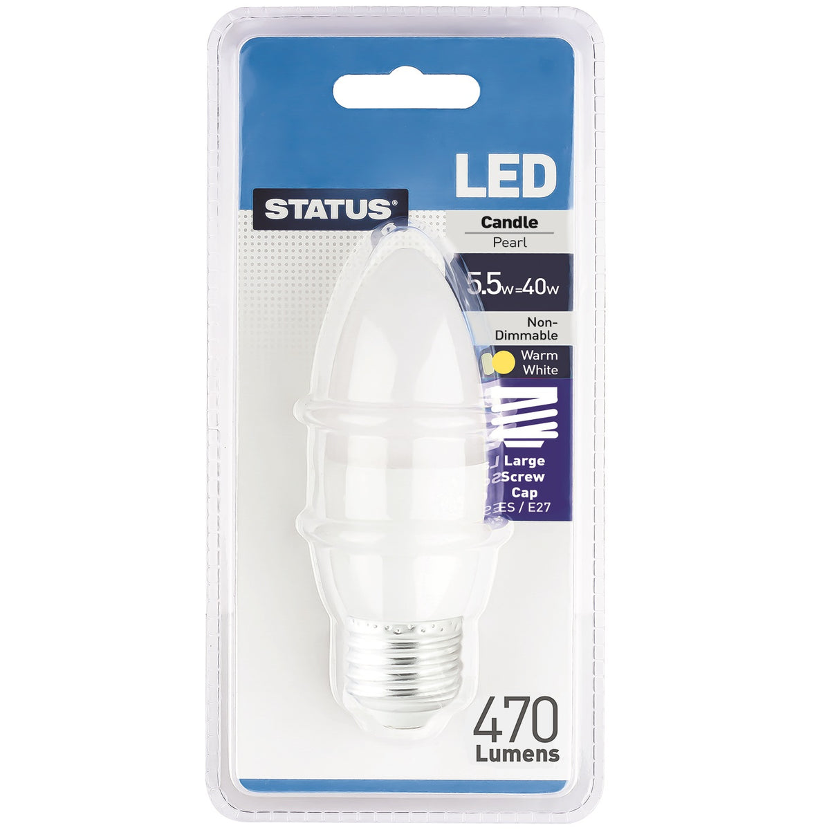 5.5W LED Candle Light Bulb ES