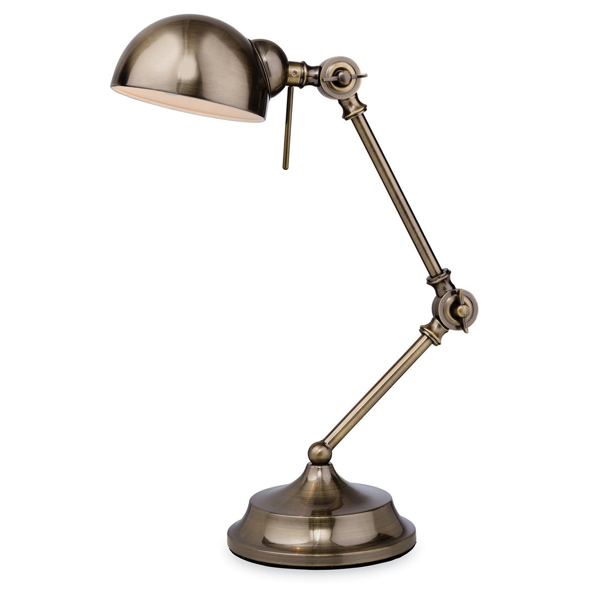 Beau Antique Brass Table Lamp