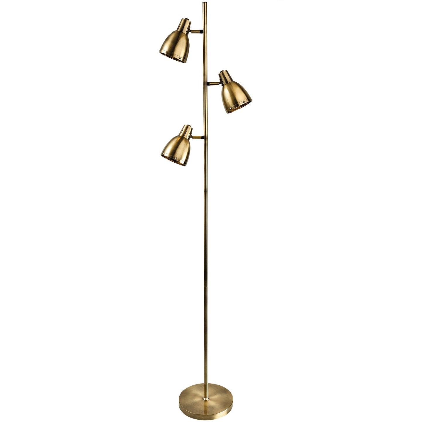 Vogue Antique Brass Floor Lamp