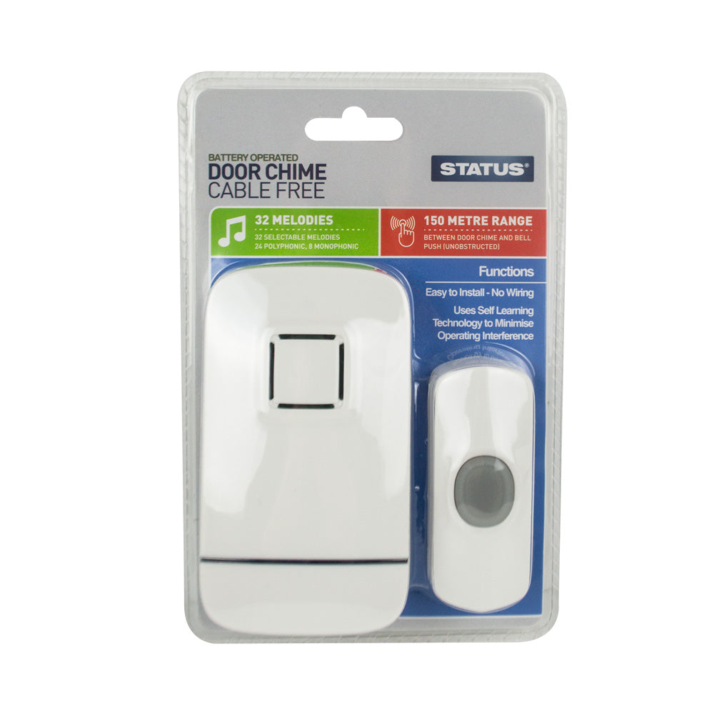 Battery Operated Door Chime (Cable Free)