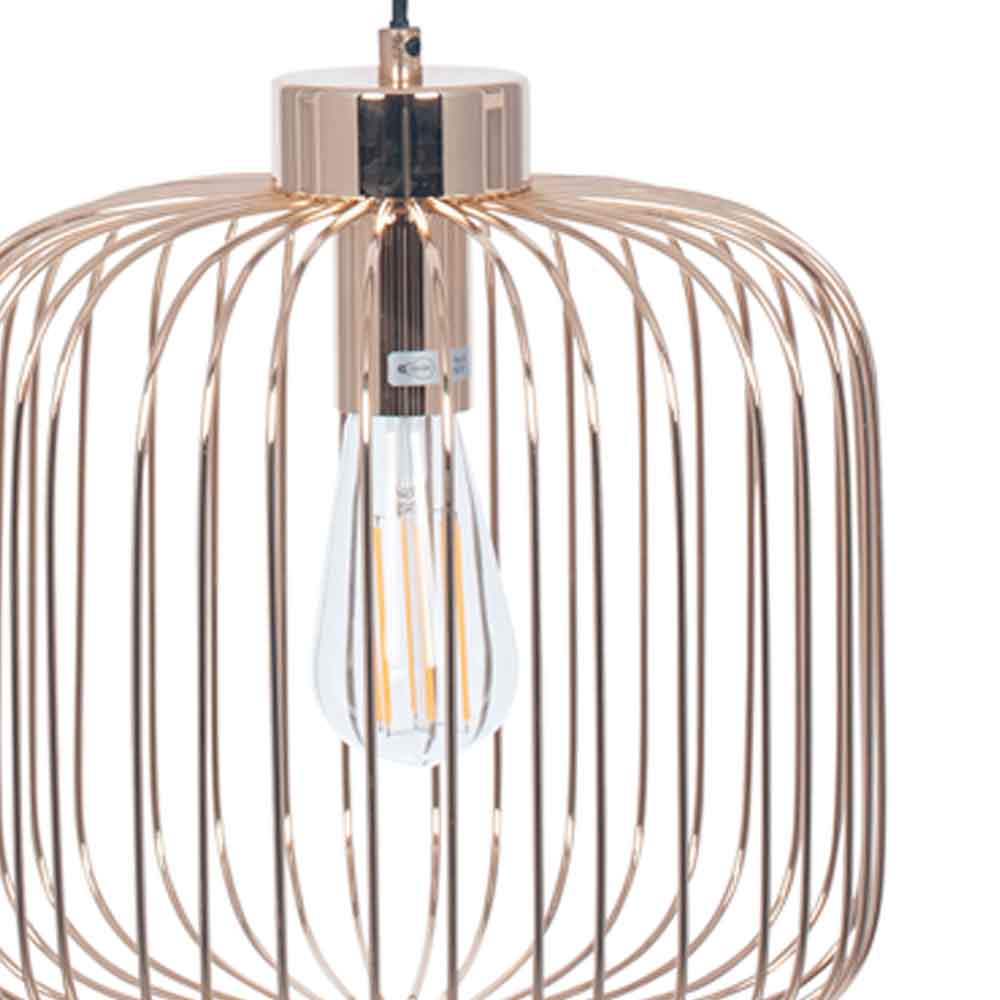 Pacific Dania French Gold Metal Wire Pendant 35-225