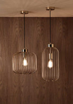 Pacific Dania French Gold Metal Wire Pendant 35-225