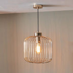 Pacific Dania French Gold Metal Wire Pendant 35-225