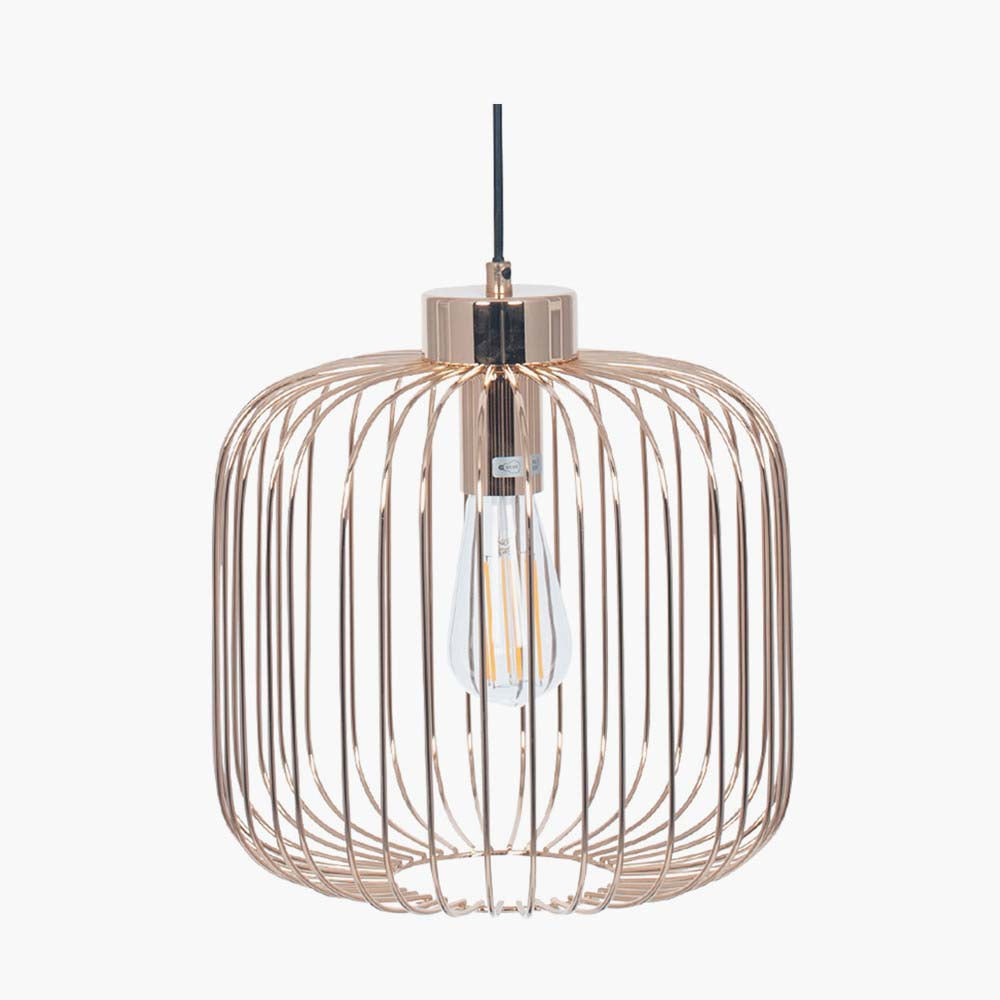 Pacific Dania French Gold Metal Wire Pendant 35-225